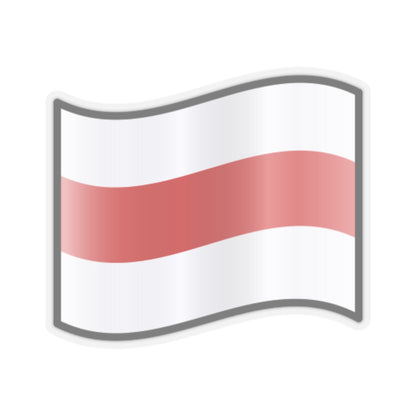 Nuvola Belarus flag 1991 (Belarus) STICKER Vinyl Kiss-Cut Decal