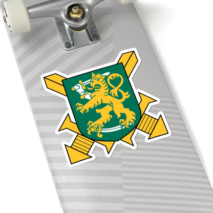 Suomen Maavoimien tunnus (Finland) (Coat of Arms) STICKER Vinyl Kiss-Cut Decal