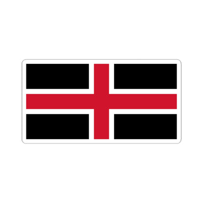 Flag of Durham (England) STICKER Vinyl Kiss-Cut Decal