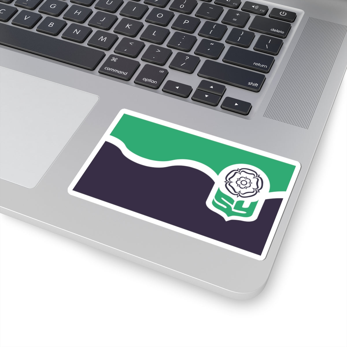 Unofficial County Flag of South Yorkshire (England) STICKER Vinyl Kiss-Cut Decal