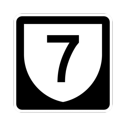 PR urban primary 7 (Puerto Rico) (Road Sign) STICKER Vinyl Kiss-Cut Decal