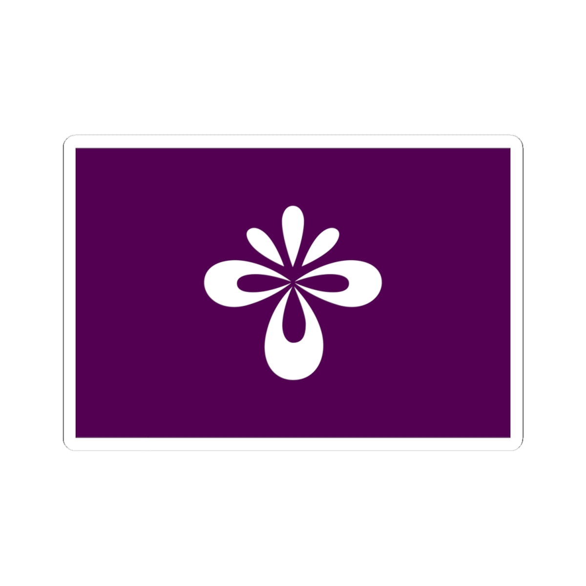 Flag of Nagai Yamagata (Japan) STICKER Vinyl Kiss-Cut Decal