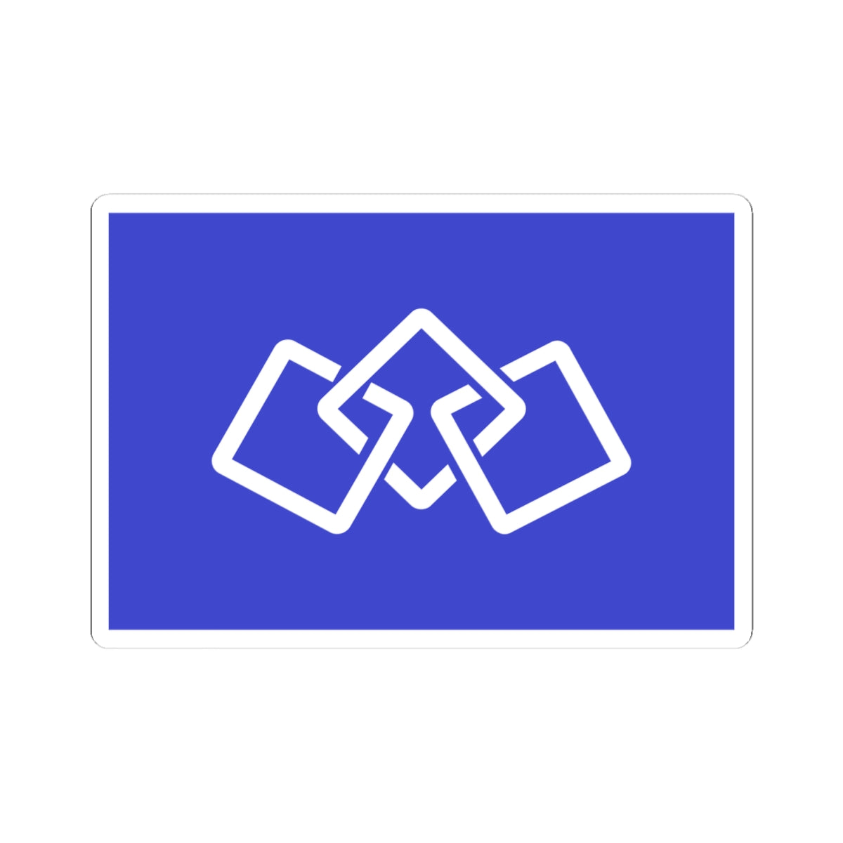 Flag of Kunimi Fukushima (Japan) STICKER Vinyl Kiss-Cut Decal