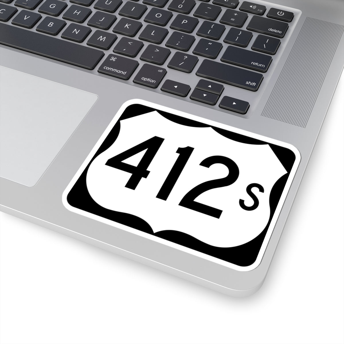 US 412S (Arkansas) (Road Sign) STICKER Vinyl Kiss-Cut Decal