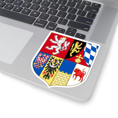 Arms of Frederick V of the Palatinate as King of Bohemia (Czech Republic) (Coat of Arms) STICKER Vinyl Kiss-Cut Decal