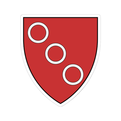 0113 Boos- Boos v. Waldeck (Luxembourg) (Coat of Arms) STICKER Vinyl Kiss-Cut Decal