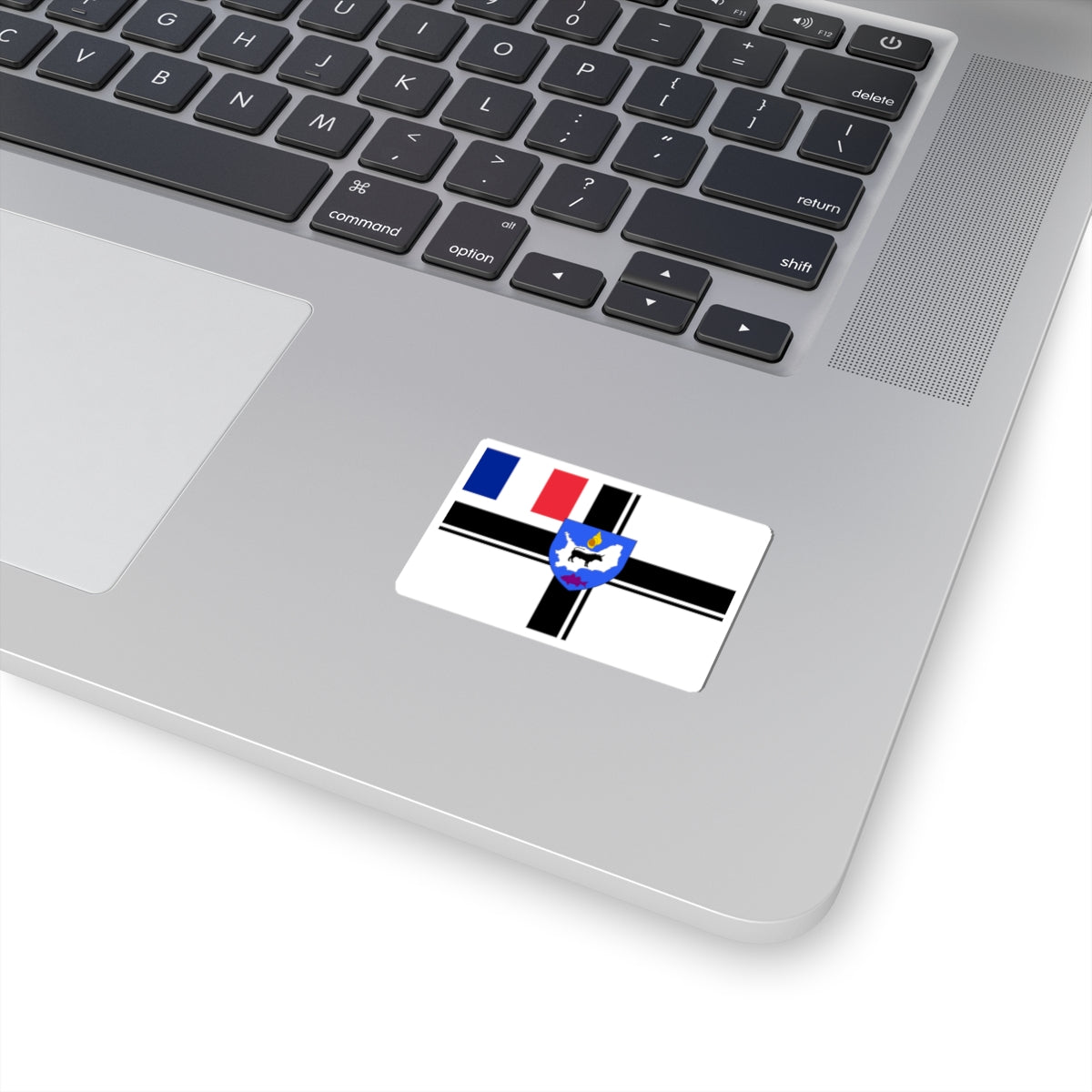 Flag of Hœdic (France) STICKER Vinyl Kiss-Cut Decal