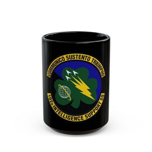 102d Intelligence Support Squadron (U.S. Air Force) Black Coffee Mug-15oz-The Sticker Space