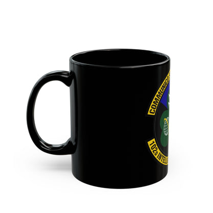 102d Intelligence Support Squadron (U.S. Air Force) Black Coffee Mug-The Sticker Space