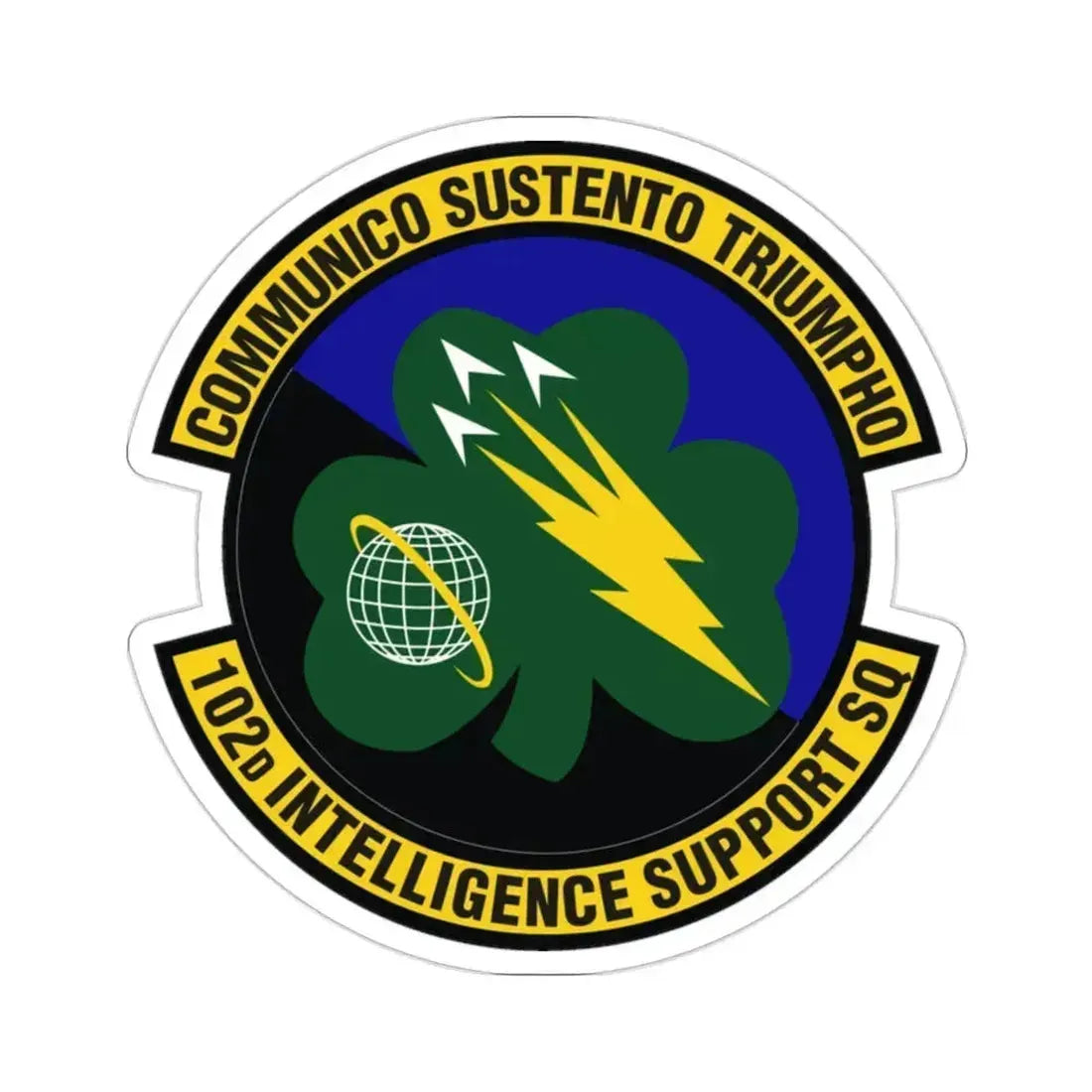 102d Intelligence Support Squadron (U.S. Air Force) STICKER Vinyl Die-Cut Decal 2 Inch - The Sticker Space