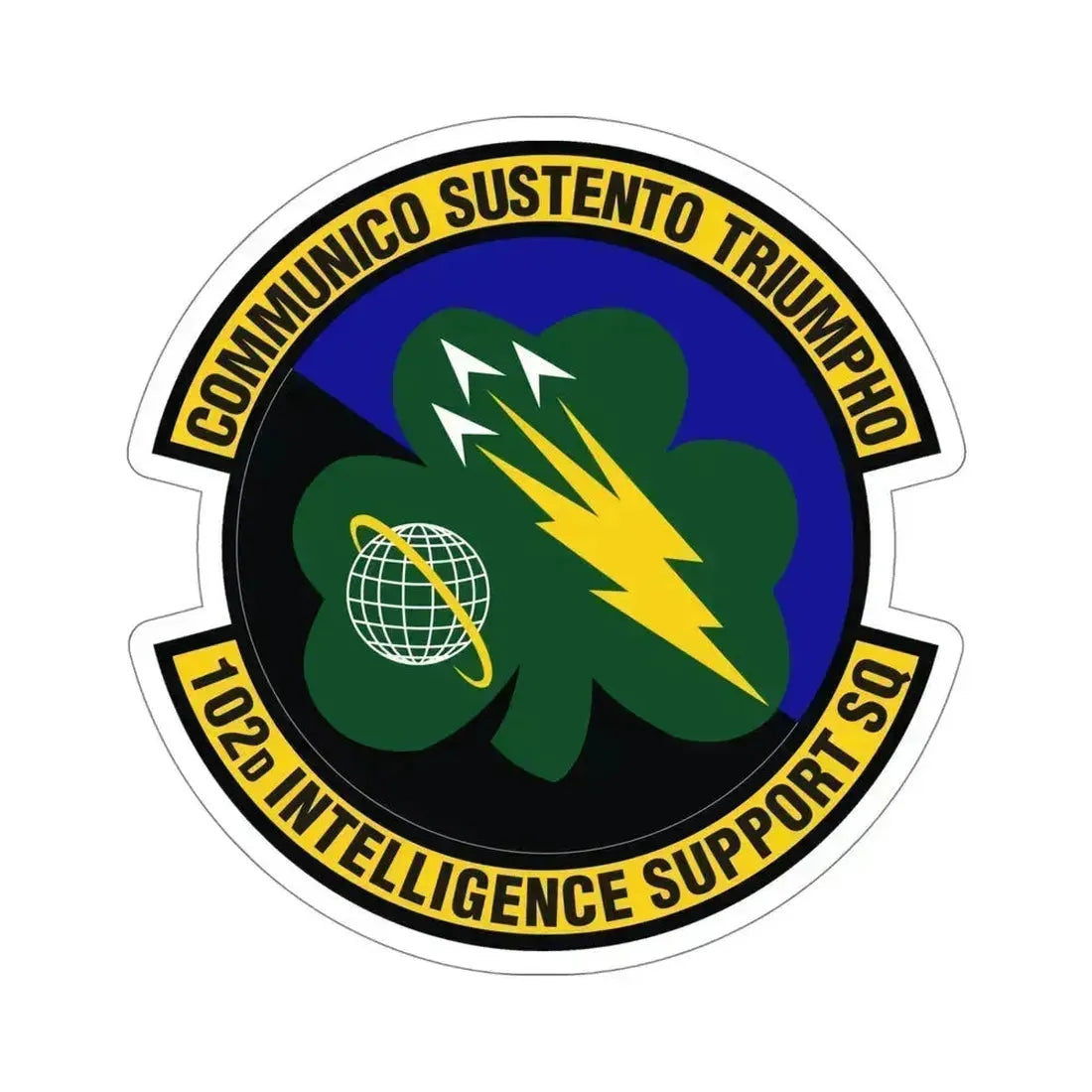 102d Intelligence Support Squadron (U.S. Air Force) STICKER Vinyl Die-Cut Decal 5 Inch - The Sticker Space