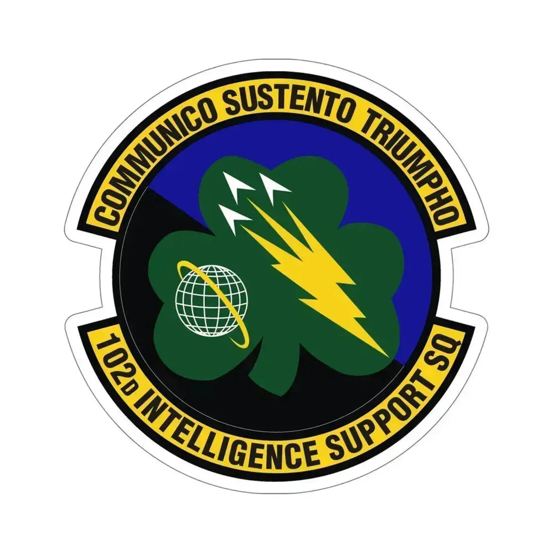 102d Intelligence Support Squadron (U.S. Air Force) STICKER Vinyl Die-Cut Decal 6 Inch - The Sticker Space