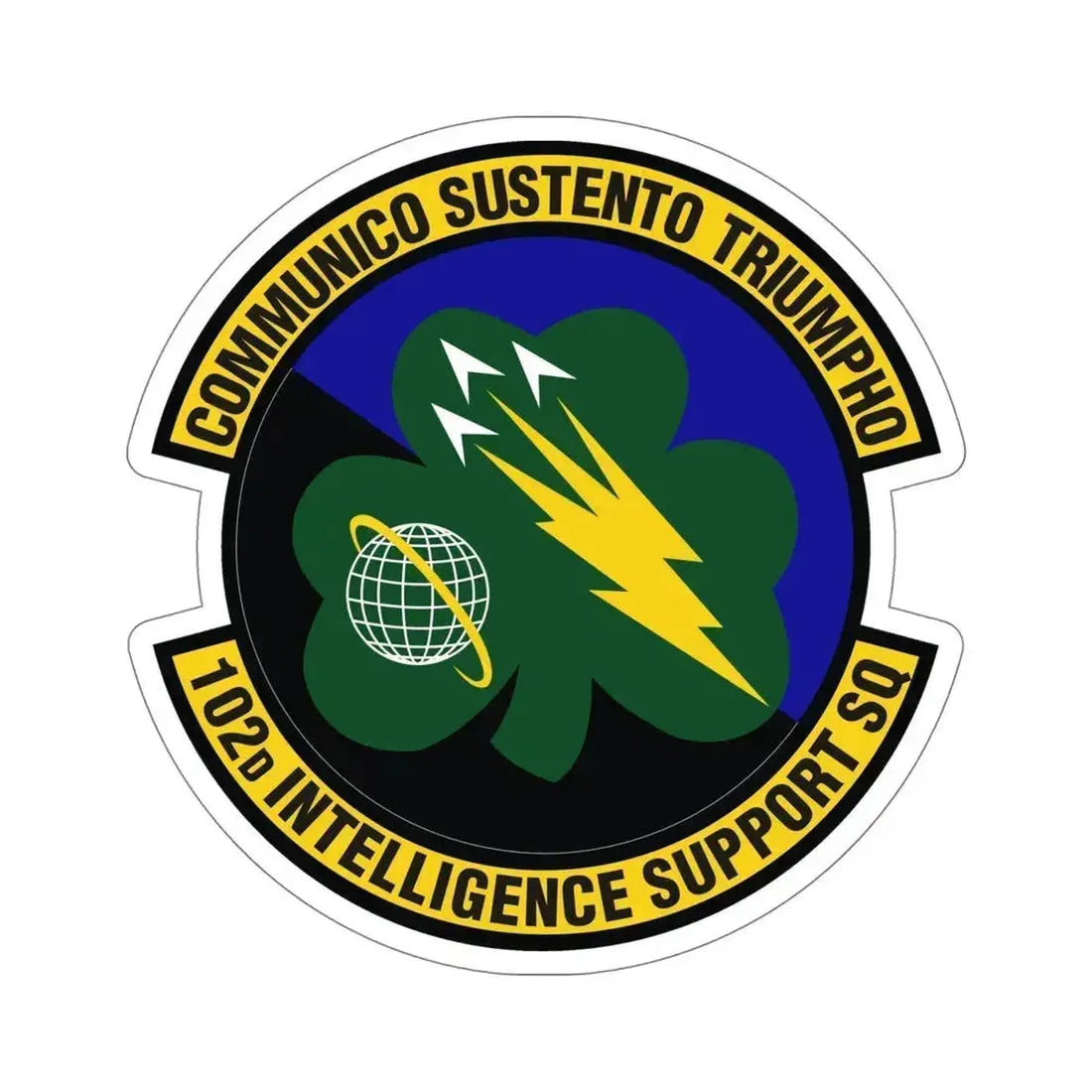 102d Intelligence Support Squadron (U.S. Air Force) STICKER Vinyl Die-Cut Decal - The Sticker Space