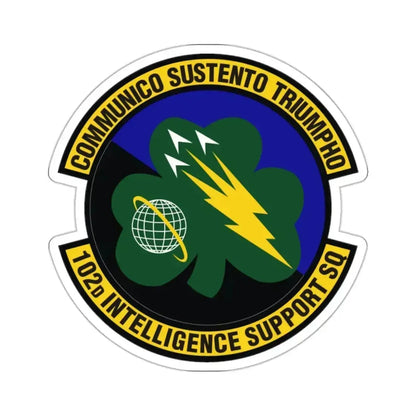 102d Intelligence Support Squadron (U.S. Air Force) STICKER Vinyl Kiss-Cut Decal 2 Inch White - The Sticker Space