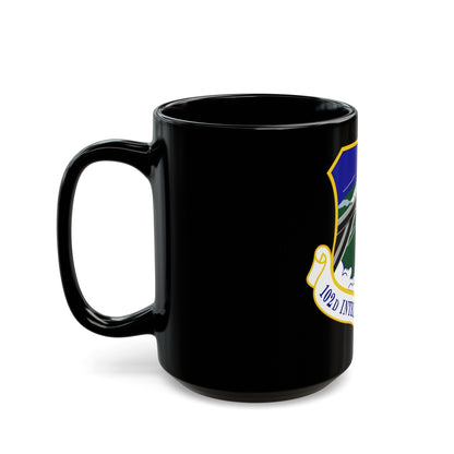 102d Intelligence Wing (U.S. Air Force) Black Coffee Mug-The Sticker Space