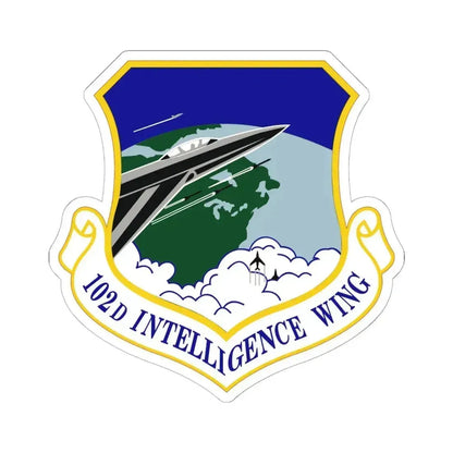 102d Intelligence Wing (U.S. Air Force) STICKER Vinyl Kiss-Cut Decal 6 Inch White - The Sticker Space