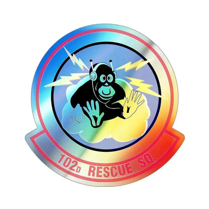 102d Rescue Squadron (U.S. Air Force) Holographic STICKER Die-Cut Vinyl Decal - The Sticker Space