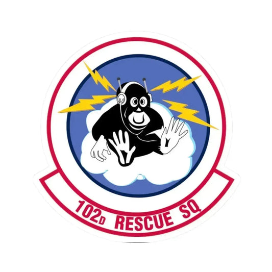 102d Rescue Squadron (U.S. Air Force) STICKER Vinyl Kiss-Cut Decal 2 Inch White - The Sticker Space