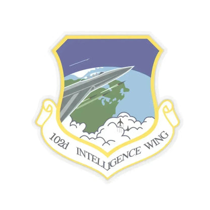 102nd Intelligence Wing (U.S. Air Force) STICKER Vinyl Kiss-Cut Decal 2 Inch Transparent - The Sticker Space
