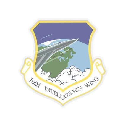 102nd Intelligence Wing (U.S. Air Force) STICKER Vinyl Kiss-Cut Decal 3 Inch Transparent - The Sticker Space