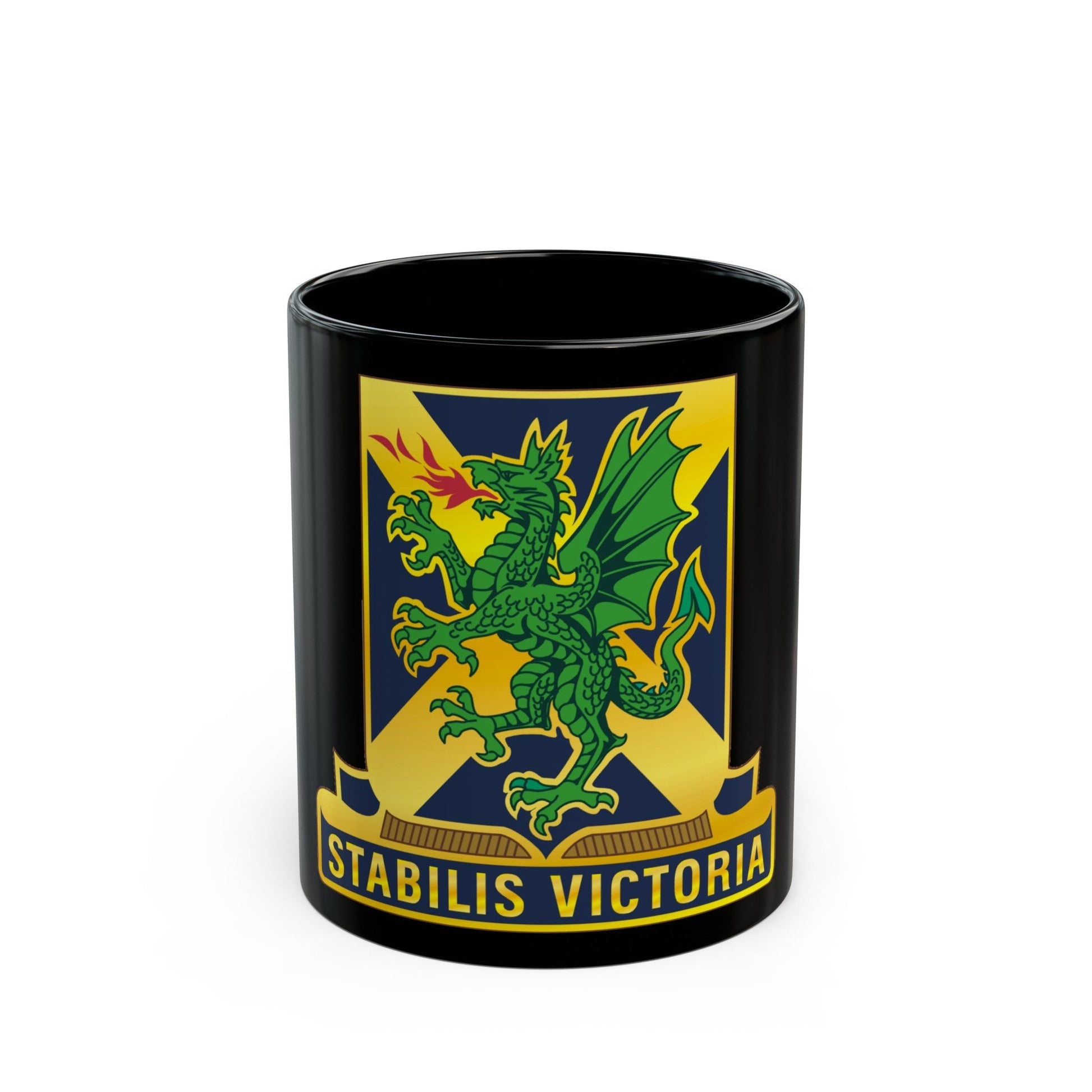 103 Chemical Battalion (U.S. Army) Black Coffee Mug-11oz-The Sticker Space