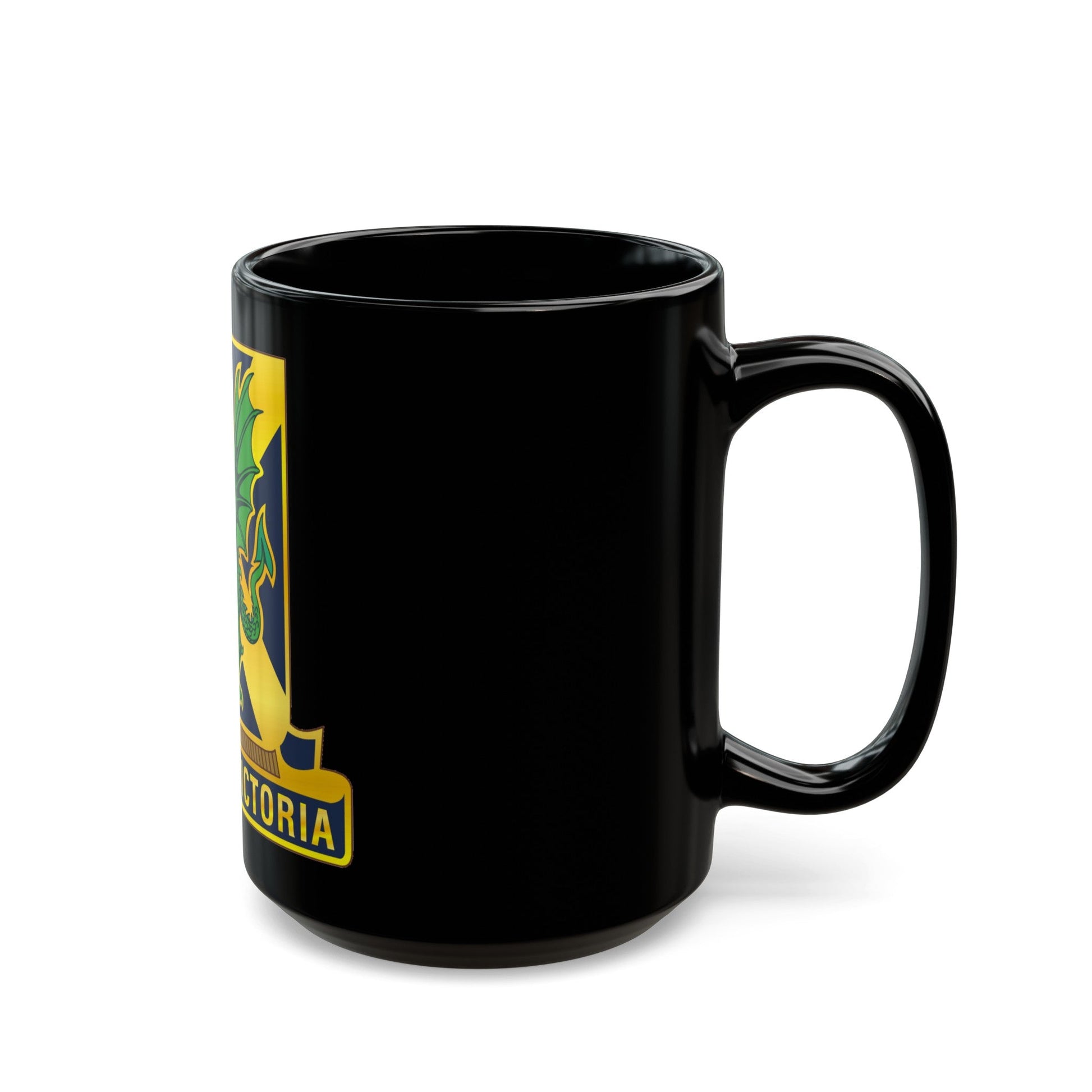 103 Chemical Battalion (U.S. Army) Black Coffee Mug-The Sticker Space