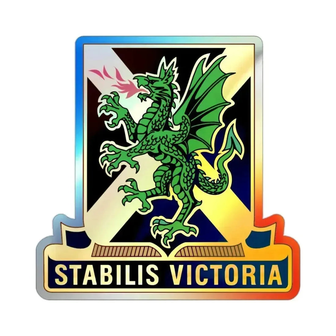 103 Chemical Battalion (U.S. Army) Holographic STICKER Die-Cut Vinyl Decal 2 Inch Holographic - The Sticker Space