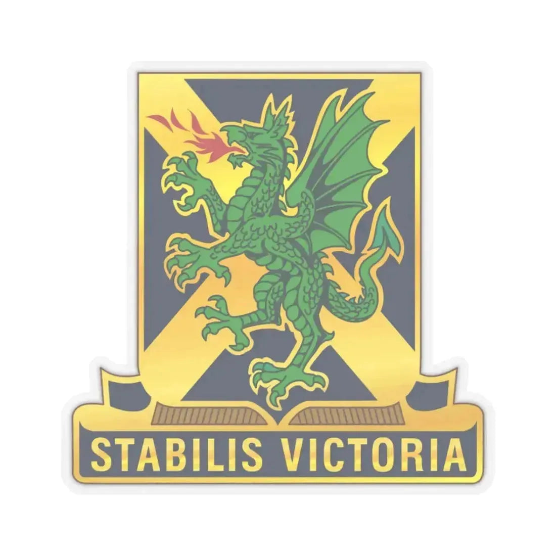 103 Chemical Battalion (U.S. Army) STICKER Vinyl Kiss-Cut Decal 3 Inch Transparent - The Sticker Space