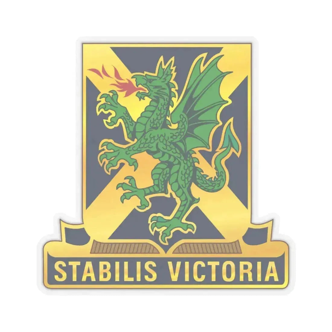 103 Chemical Battalion (U.S. Army) STICKER Vinyl Kiss-Cut Decal 6 Inch Transparent - The Sticker Space