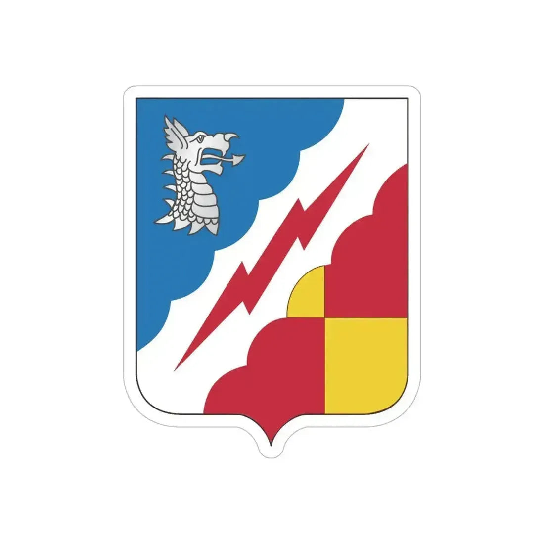 103 Military Intelligence Battalion 2 (U.S. Army) REVERSE PRINT Transparent Die-Cut STICKER - The Sticker Space