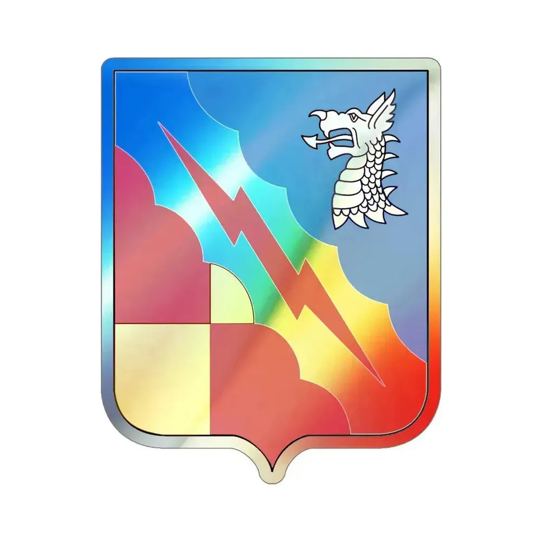 103 Military Intelligence Battalion v2 (U.S. Army) Holographic STICKER Die-Cut Vinyl Decal 5 Inch Holographic - The Sticker Space