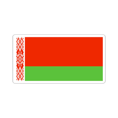 Flag of Belarus WFB 2000 (Belarus) STICKER Vinyl Kiss-Cut Decal