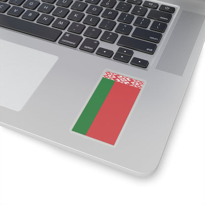 Flag of Belarus vertical (Belarus) STICKER Vinyl Kiss-Cut Decal