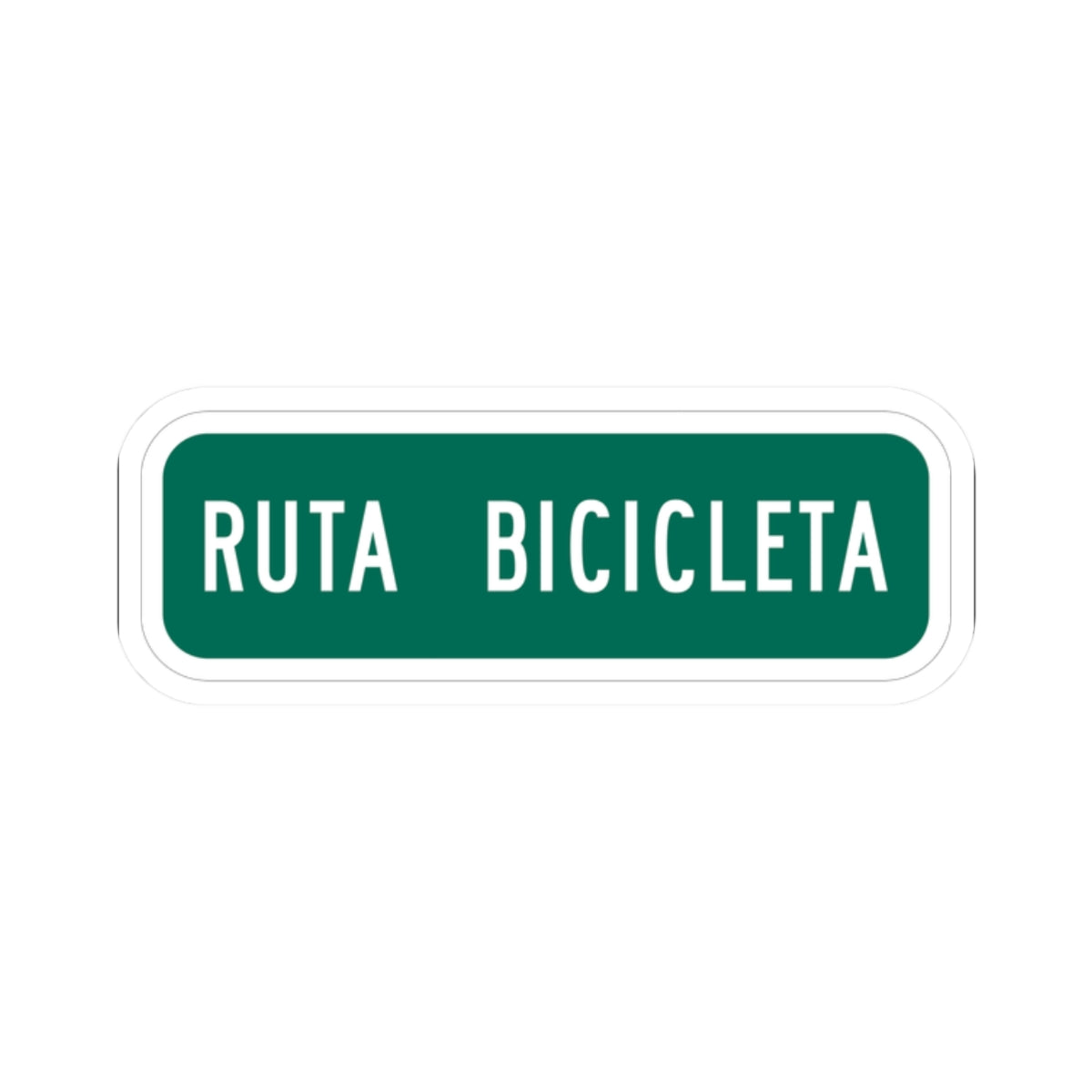 MUTCD-PR D11-1bP (Puerto Rico) (Road Sign) STICKER Vinyl Kiss-Cut Decal