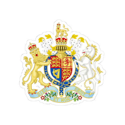Coat of arms of the United Kingdom (1901-1952) - STICKER Vinyl Kiss-Cut Decal