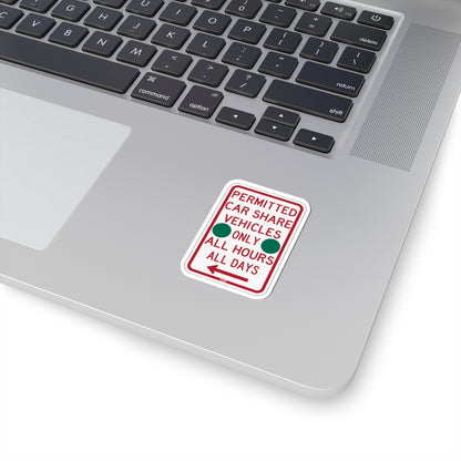 PBOT Road sign P4500L-G (Oregon) (Road Sign) STICKER Vinyl Kiss-Cut Decal