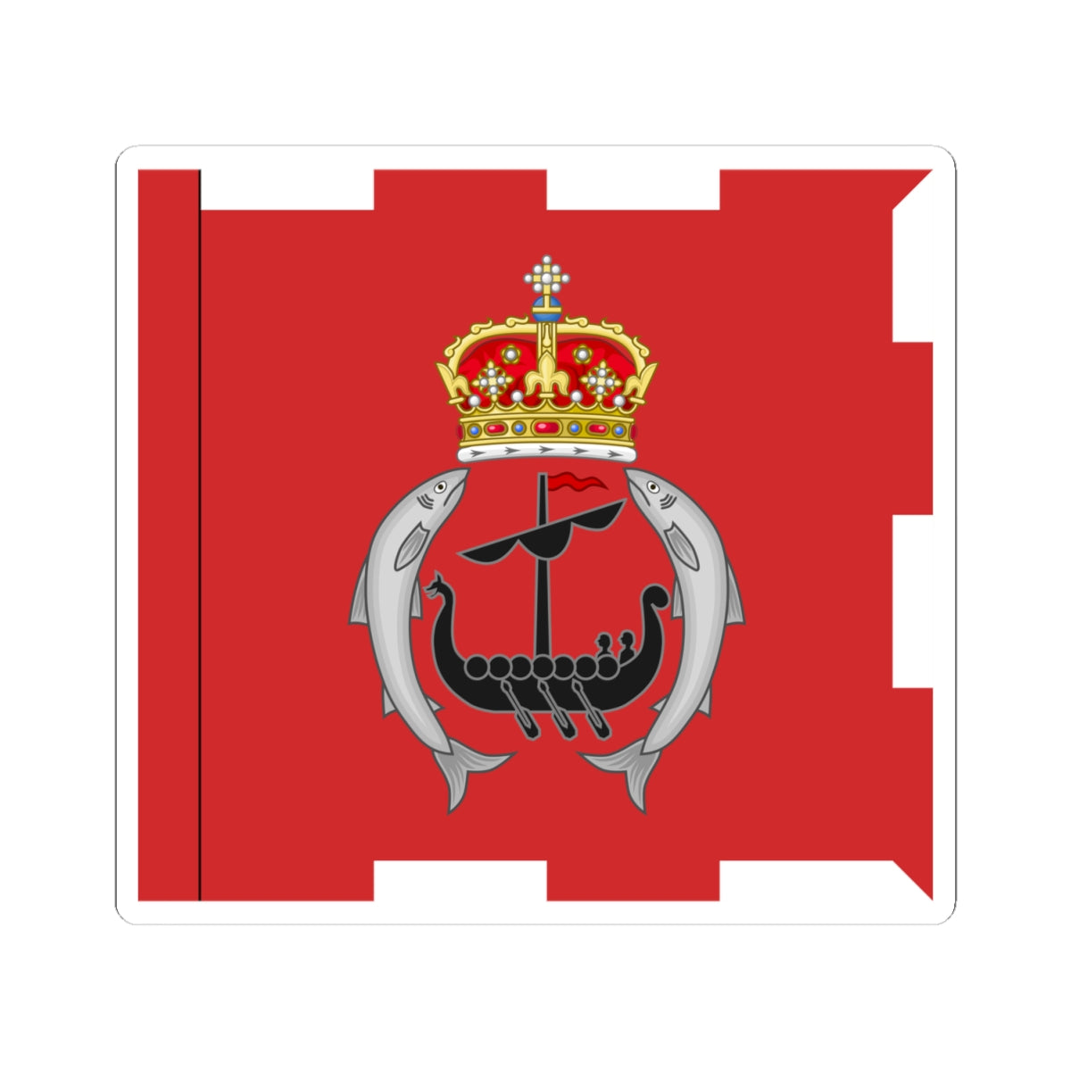 Banner of the Islay Herald Extraordinary (Scotland) STICKER Vinyl Kiss-Cut Decal