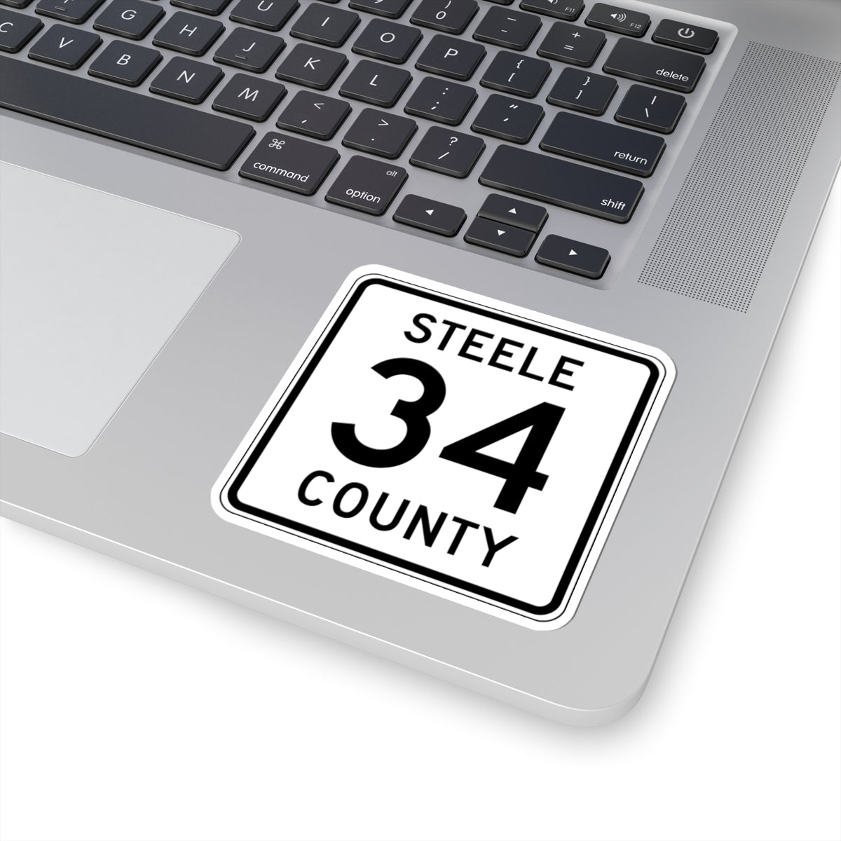 Steele County Route 34 MN (Minnesota) (Road Sign) STICKER Vinyl Kiss-Cut Decal