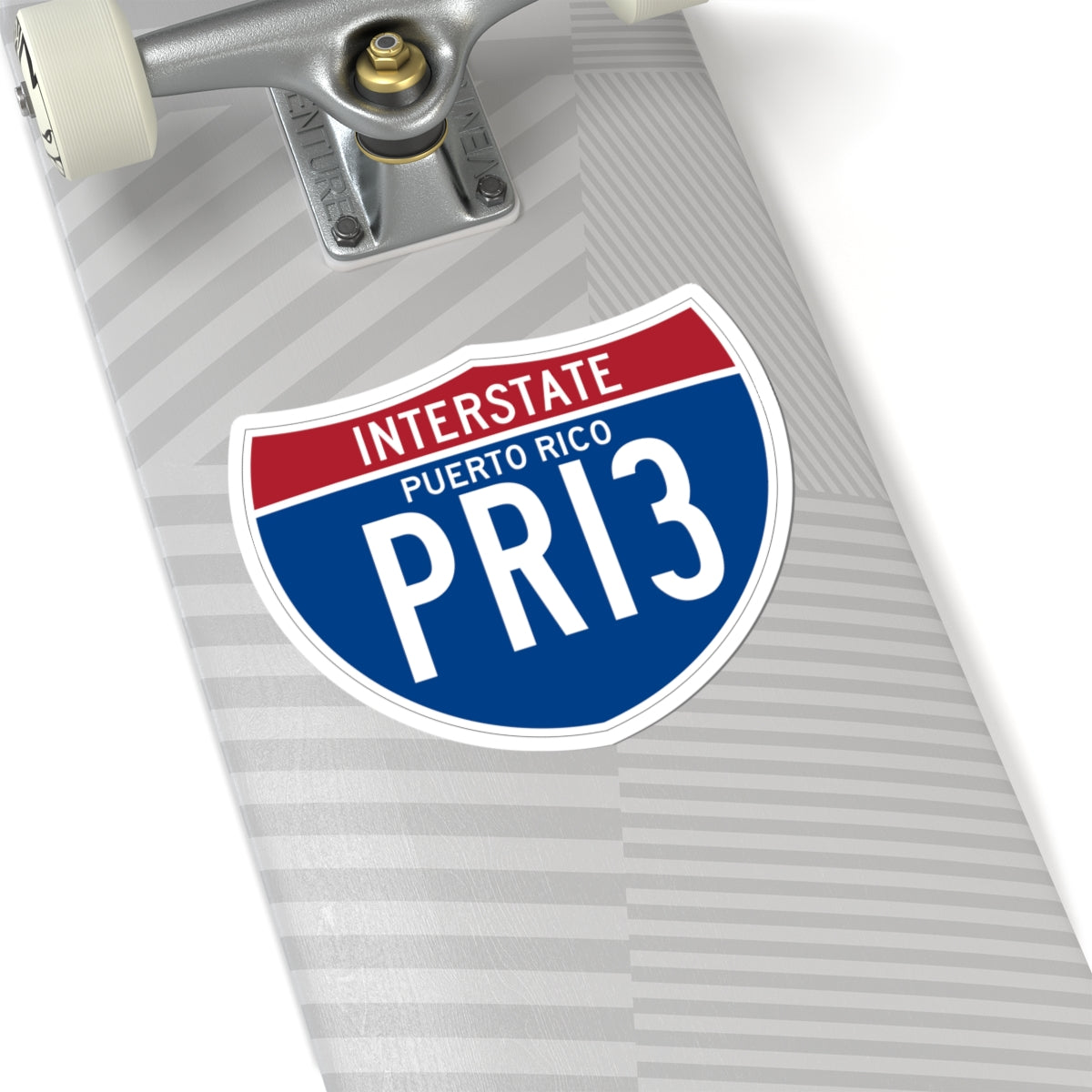 I-PRI3 PR (Puerto Rico) (Road Sign) STICKER Vinyl Kiss-Cut Decal
