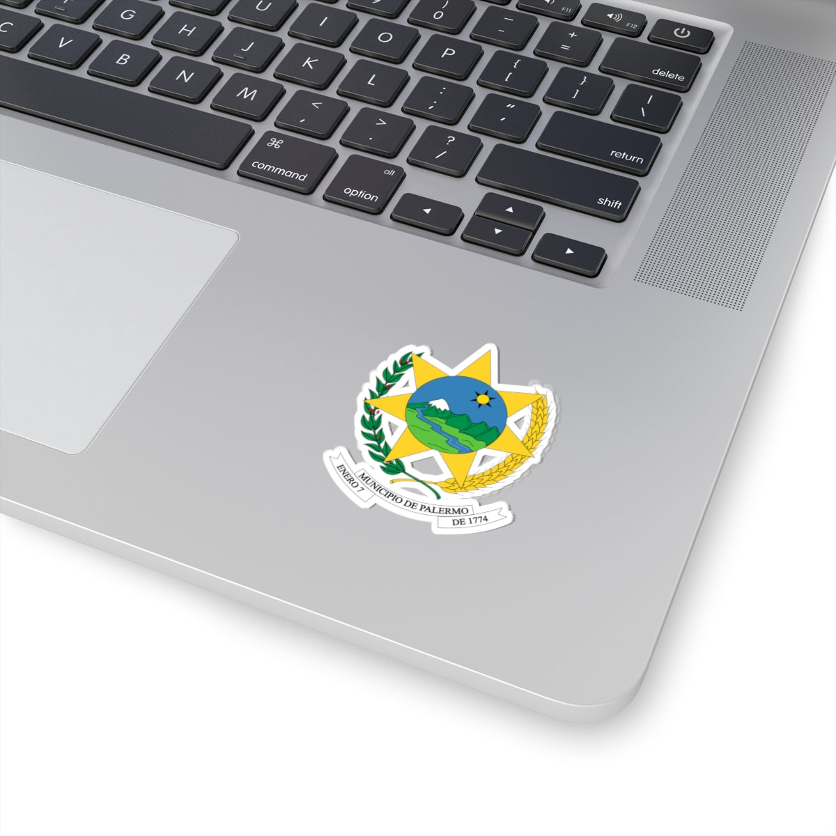 Escudo de Palermo - Huila (Colombia) (Coat of Arms) STICKER Vinyl Kiss-Cut Decal
