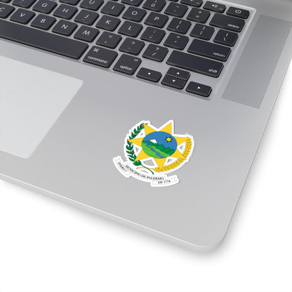 Escudo de Palermo - Huila (Colombia) (Coat of Arms) STICKER Vinyl Kiss-Cut Decal