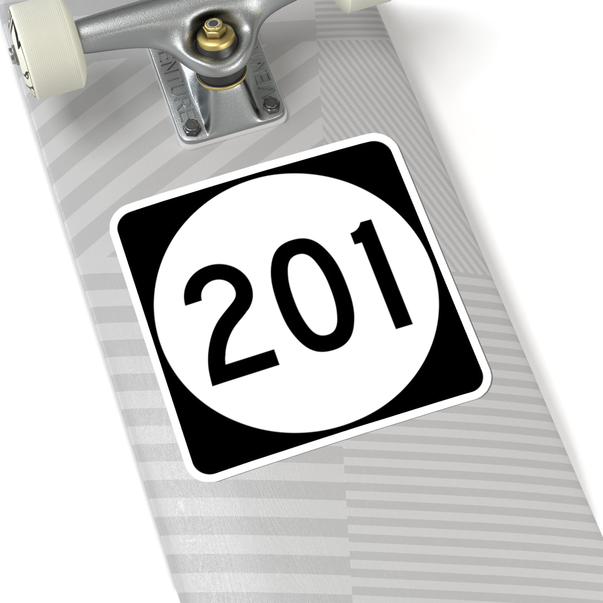 PR tertiary 201 (Puerto Rico) (Road Sign) STICKER Vinyl Kiss-Cut Decal