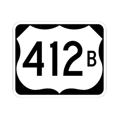 US 412B (Arkansas) (Road Sign) STICKER Vinyl Kiss-Cut Decal
