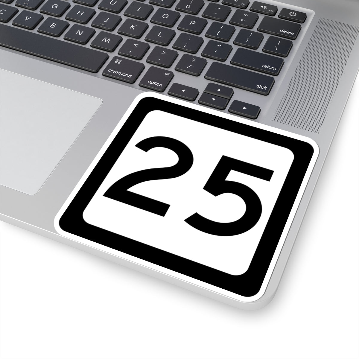 WV-25 (Virginia) (Road Sign) STICKER Vinyl Kiss-Cut Decal