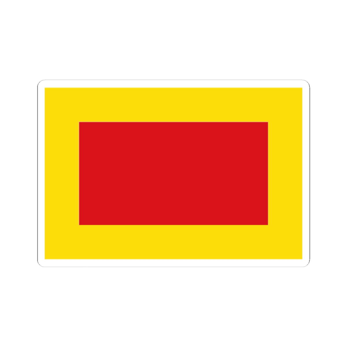Flag maritime sevilla (Spain) STICKER Vinyl Kiss-Cut Decal