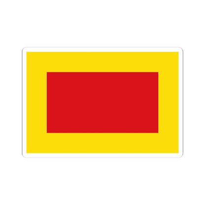 Flag maritime sevilla (Spain) STICKER Vinyl Kiss-Cut Decal