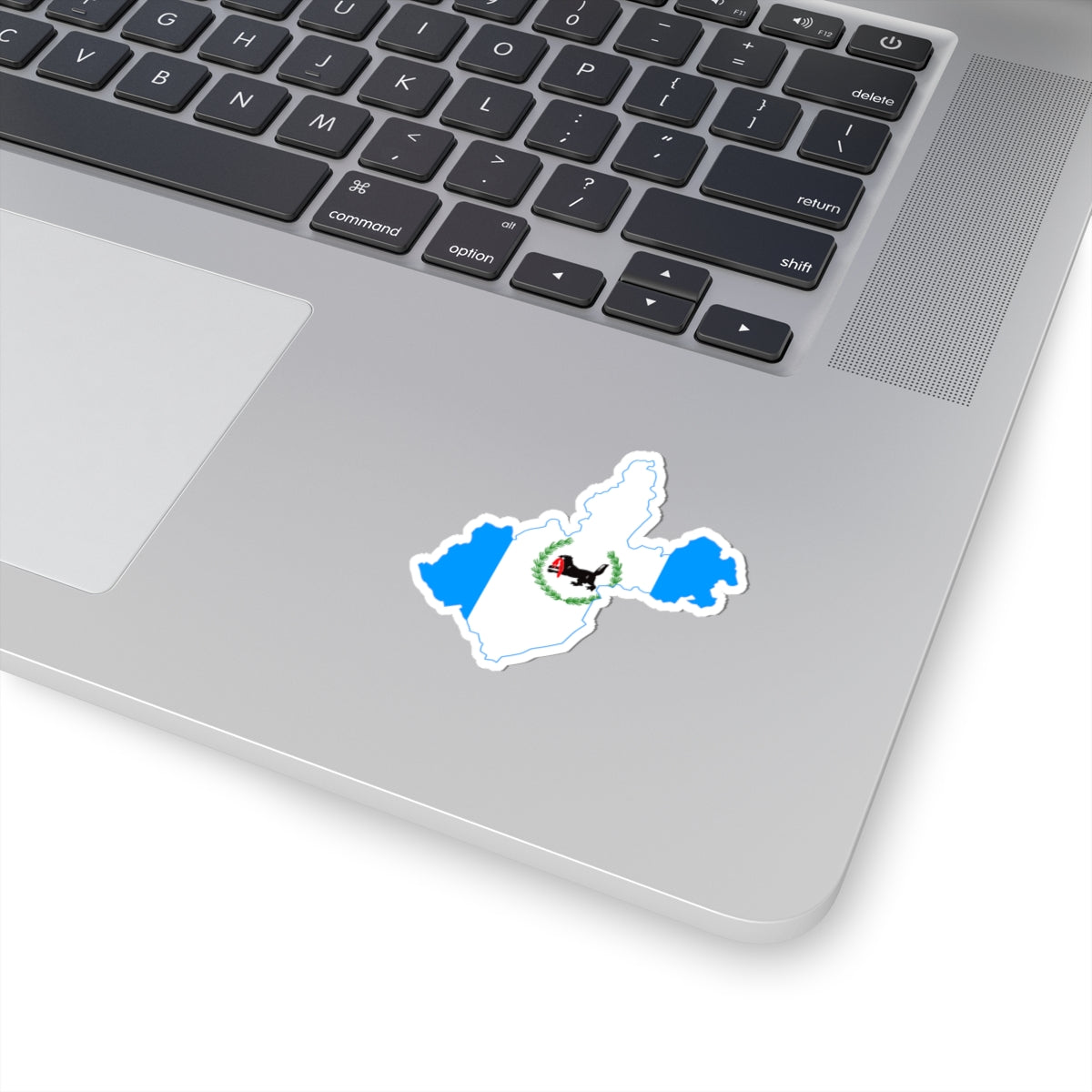 Flag-map of Irkutsk Oblast (Russia) STICKER Vinyl Kiss-Cut Decal
