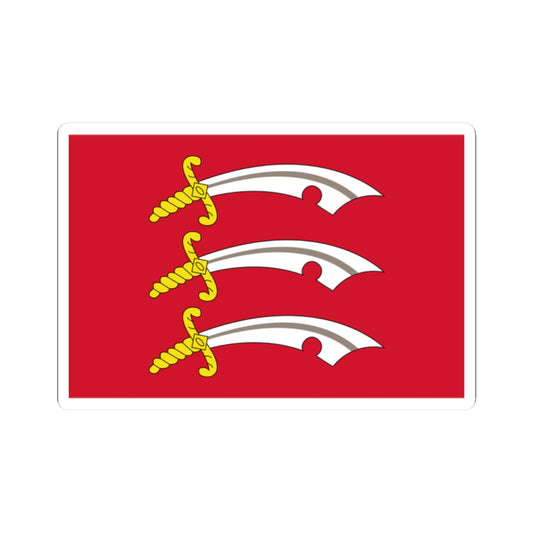 Flag of Essex (England) STICKER Vinyl Kiss-Cut Decal