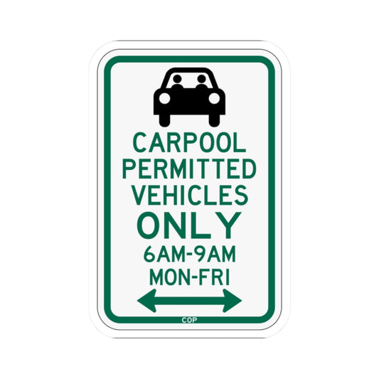PBOT Road sign P4451D (Oregon) (Road Sign) STICKER Vinyl Kiss-Cut Decal
