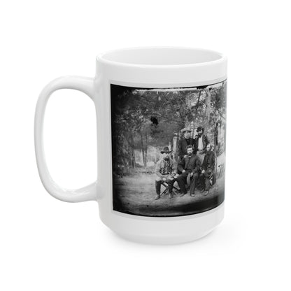 Harrison's Landing, Va. Group Of The Irish Brigade (U.S. Civil War) White Coffee Mug
